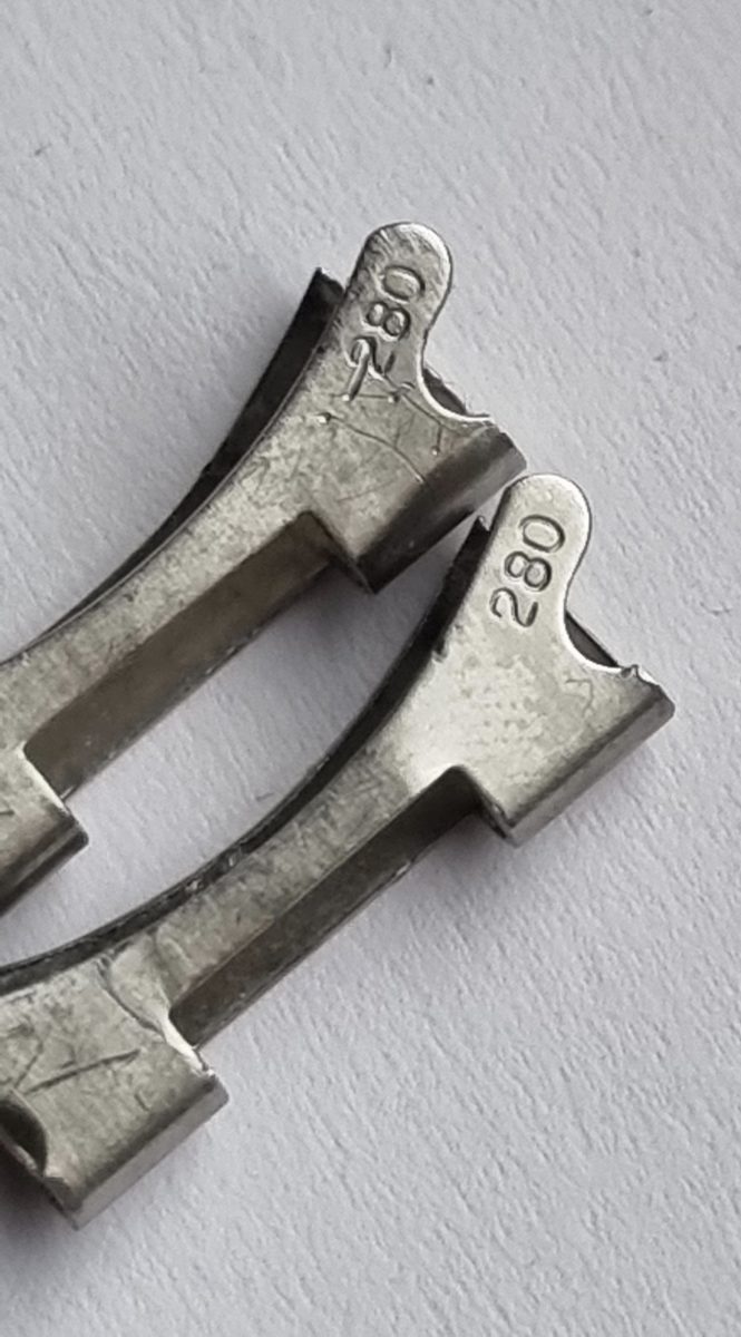 Rolex 2/72 7836 bracelet with rare 280 end links for GMT 1675