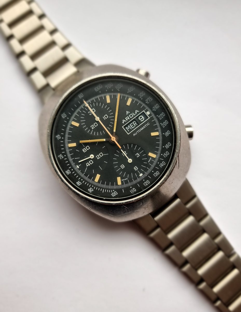Arola Chronograph with Valjoux 7750, circa 1980s. - Image 2